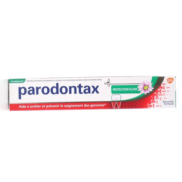  Parodontax Fluoride Dentifrice 75Ml - produit parapharmaceutique authentique | Parapharmacie Si Ahmed