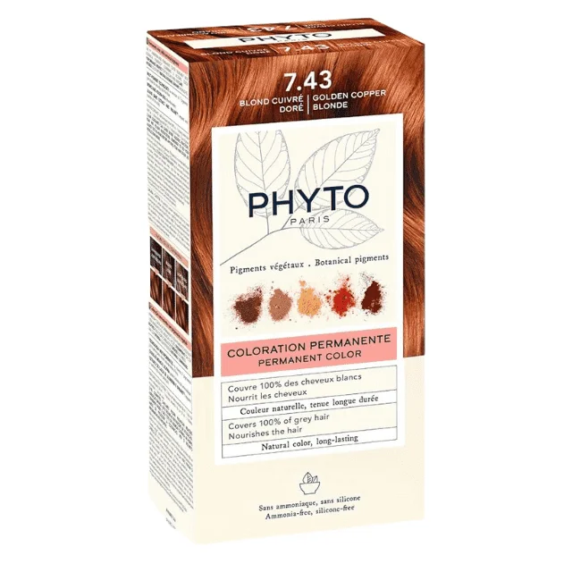  Phytocolor 7.43 Blond CuivrÉ DorÉ - produit parapharmaceutique authentique | Parapharmacie Si Ahmed
