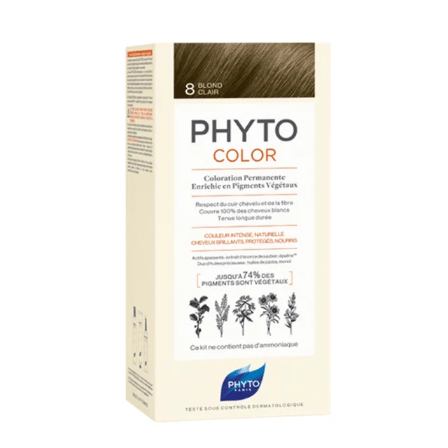  Phytocolor 8 Blond Clair - produit parapharmaceutique authentique | Parapharmacie Si Ahmed