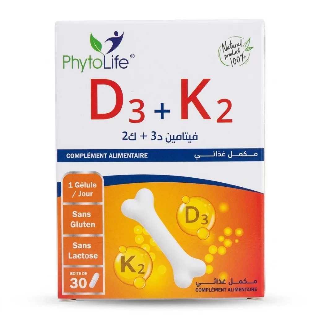 PHYTOLIFE Vitamine D3 + K2 B/30