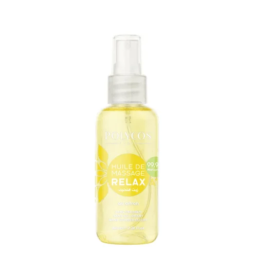 Polycos Huile De Massage Relaxation Citron 100 Ml