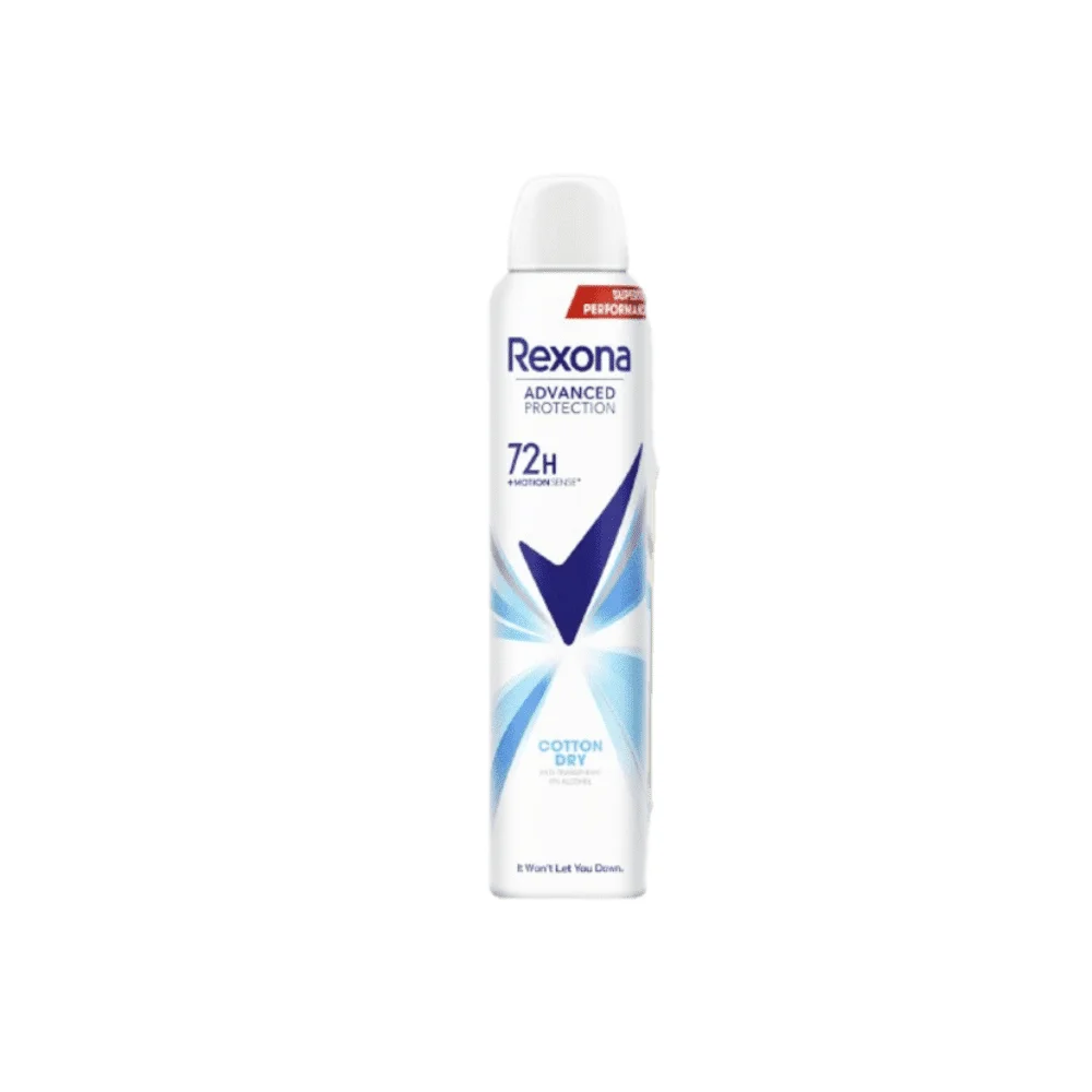  Rexona Advanced Protection Cotton Dry Deo 200Ml - produit parapharmaceutique authentique | Parapharmacie Si Ahmed