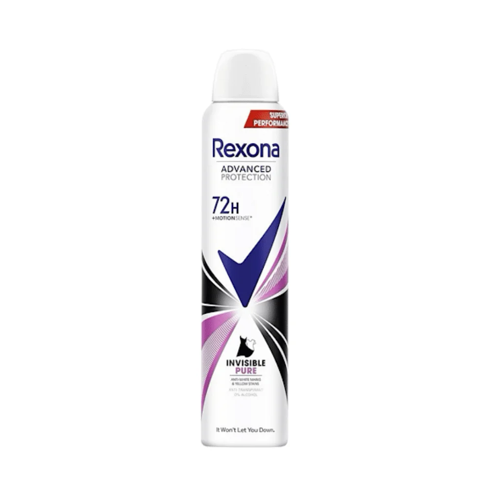  Rexona Advanced Protection Invisible 200Ml - produit parapharmaceutique authentique | Parapharmacie Si Ahmed