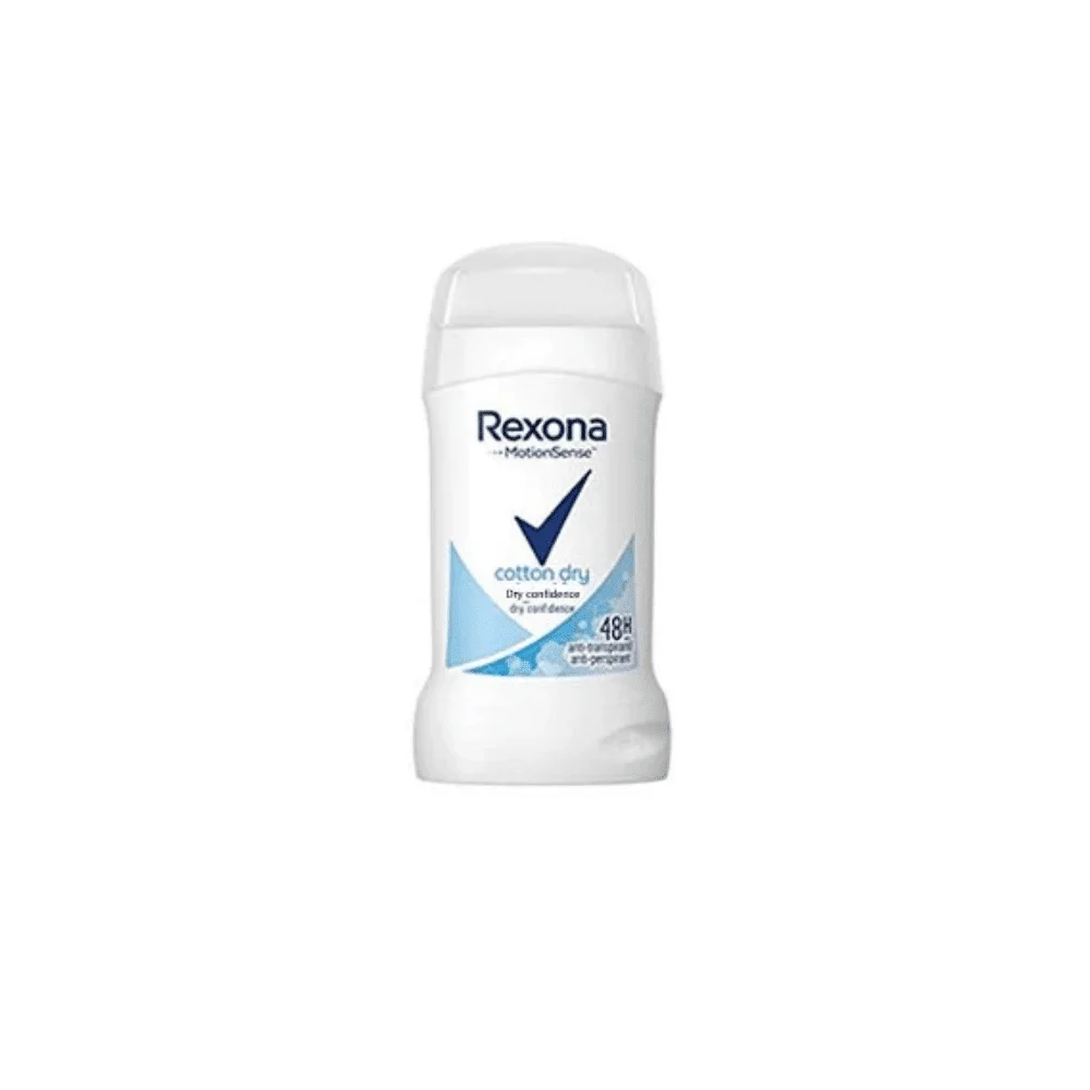  Rexona Cotton Dry Antiperspirant 40G - produit parapharmaceutique authentique | Parapharmacie Si Ahmed