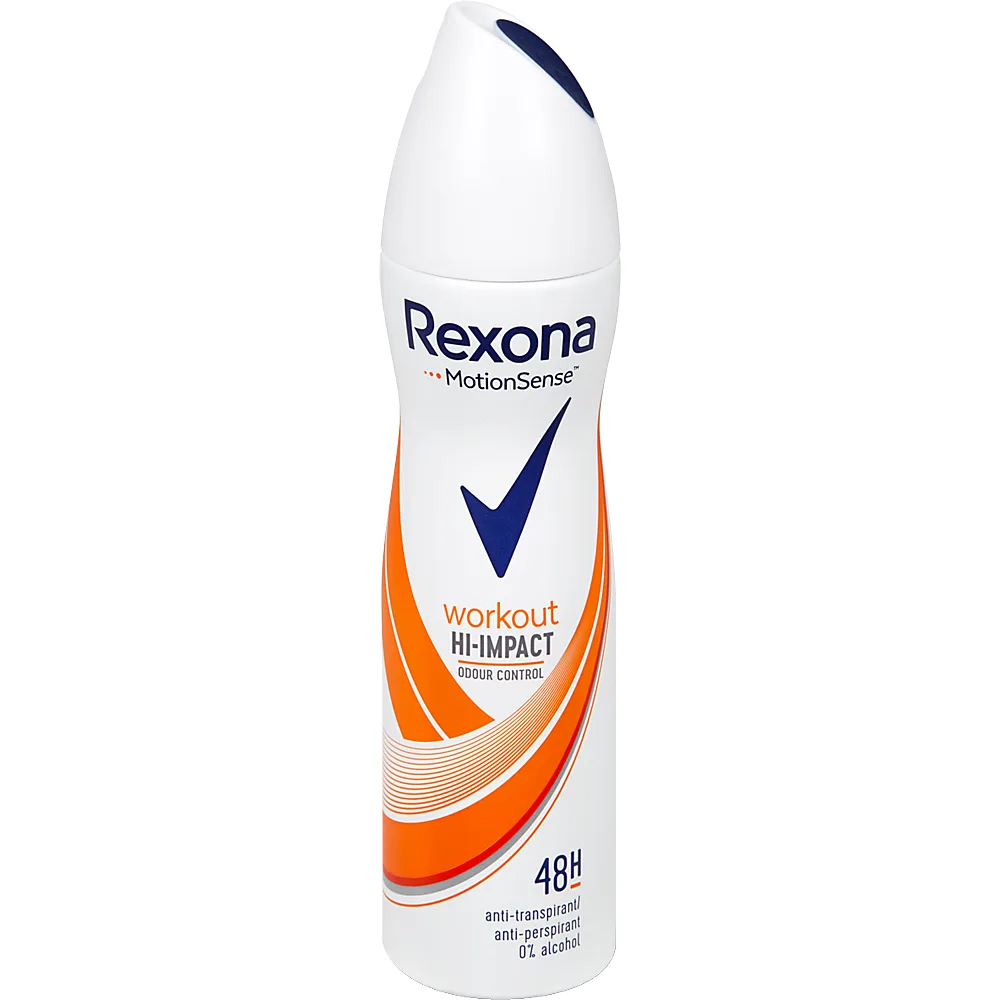  Rexona Deodorant Spray Workout Impact 200Ml - produit parapharmaceutique authentique | Parapharmacie Si Ahmed