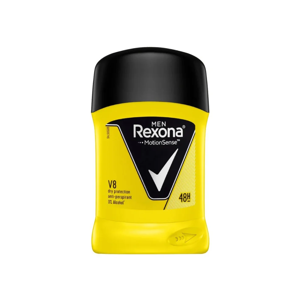  Rexona Men V8 Dry Protection Antiperspirant Stick 40G - produit parapharmaceutique authentique | Parapharmacie Si Ahmed
