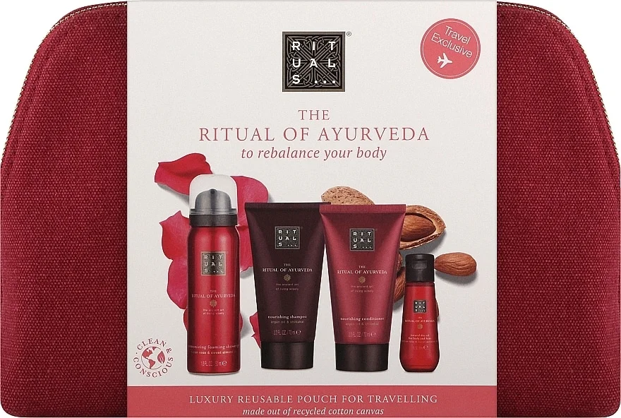  Rituals Coffret 4X Items Ayurveda + Trousse De Voyage - produit parapharmaceutique authentique | Parapharmacie Si Ahmed