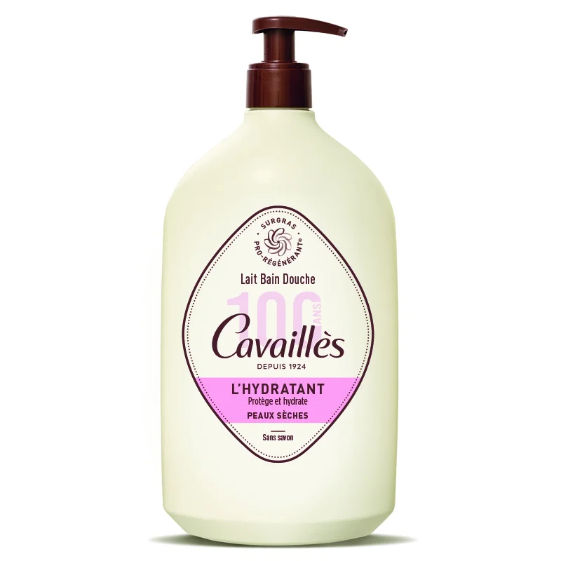  Roge Cavailles Lait Bain Douche 1L - produit parapharmaceutique authentique | Parapharmacie Si Ahmed