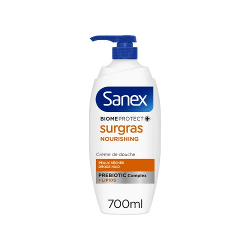  Sanex Biomeprotect Surgras Nourishing Crème Douche 700Ml - produit parapharmaceutique authentique | Parapharmacie Si Ahmed
