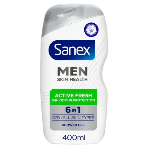  Sanex Men Gel Douche Sensitive Care 400Ml - produit parapharmaceutique authentique | Parapharmacie Si Ahmed
