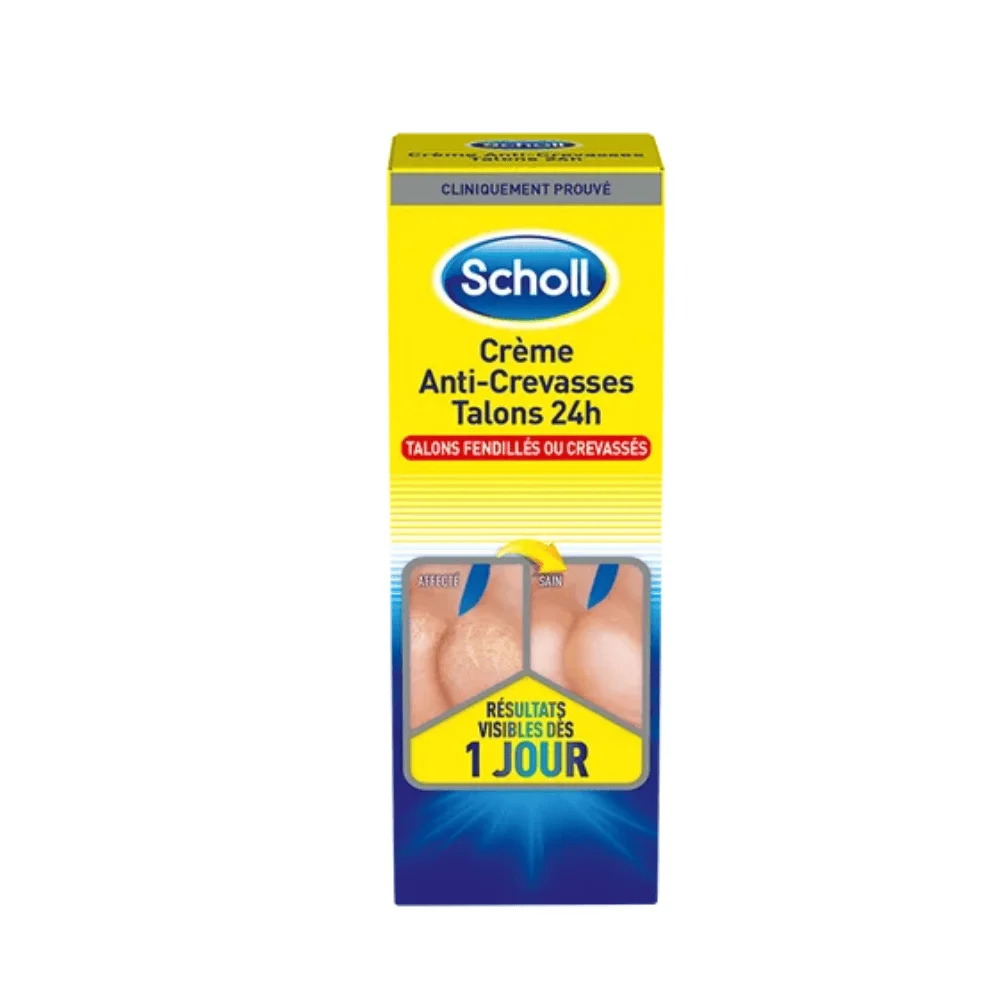  Scholl Creme Anti Crevasses 60Ml - produit parapharmaceutique authentique | Parapharmacie Si Ahmed