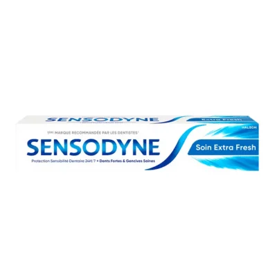  Sensodyne Dentifrice Soin Extra Fresh - produit parapharmaceutique authentique | Parapharmacie Si Ahmed