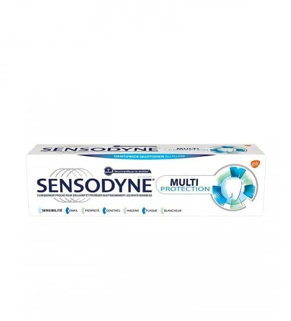  Sensodyne Multi Protection + Dentifrice 75Ml - produit parapharmaceutique authentique | Parapharmacie Si Ahmed