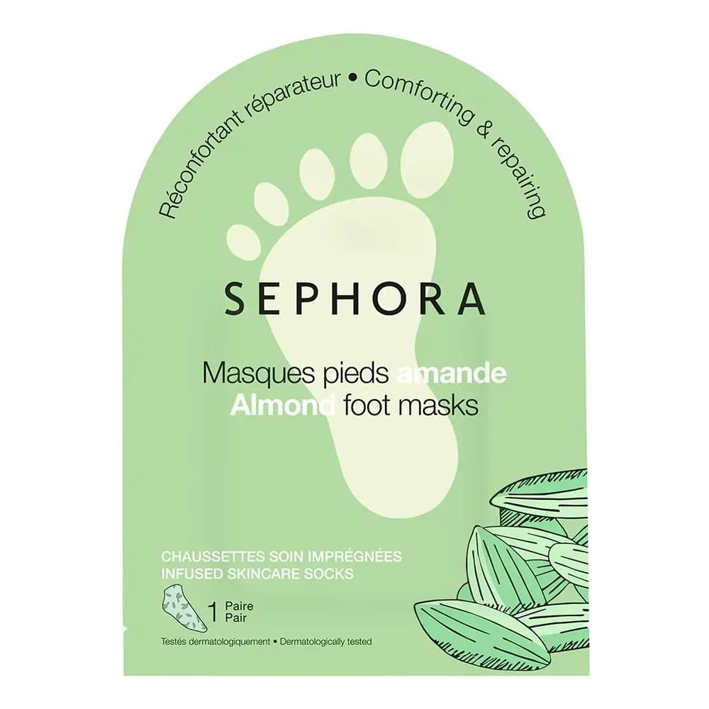  Sephora Masqie Pieds Amande 1 Paire - produit parapharmaceutique authentique | Parapharmacie Si Ahmed