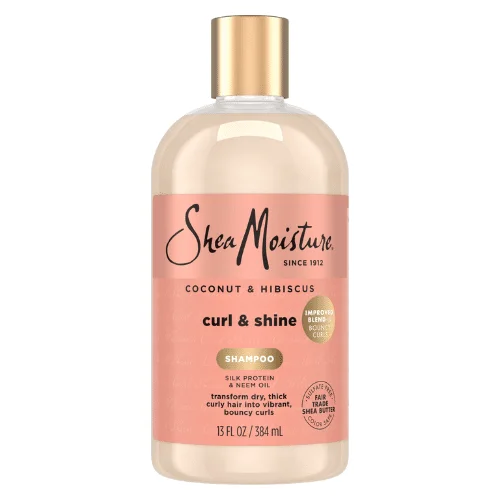  Shea Moisture Curl &Amp;Amp;Amp; Shine Shampoing 384Ml - produit parapharmaceutique authentique | Parapharmacie Si Ahmed