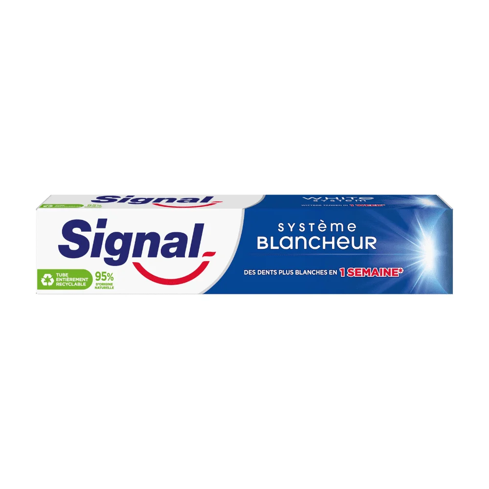  Signal Systeme Blancheur Dentifrice 75Ml - produit parapharmaceutique authentique | Parapharmacie Si Ahmed