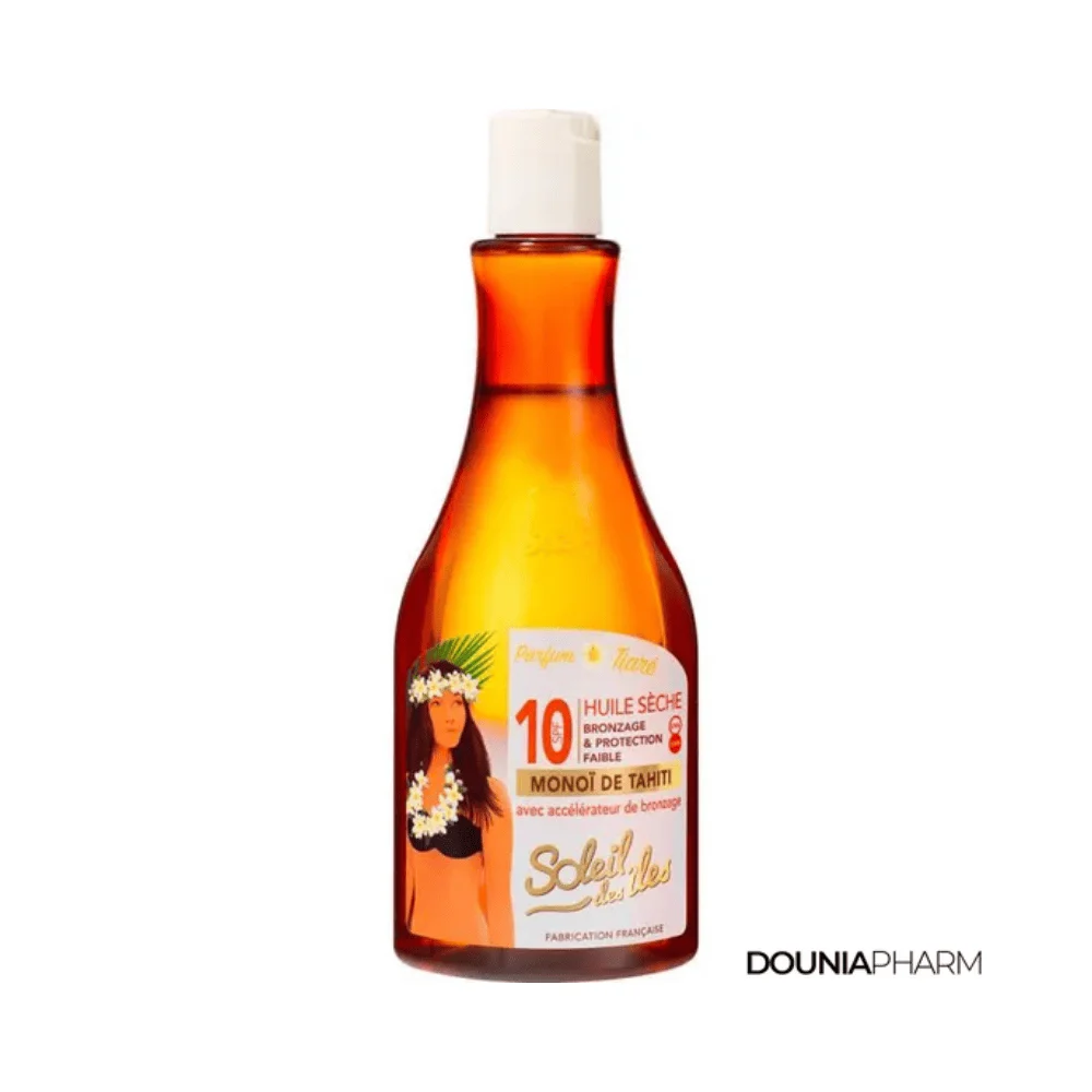  Soleil Des Iles Huile Seche Parfum Tiaré 150Ml - produit parapharmaceutique authentique | Parapharmacie Si Ahmed