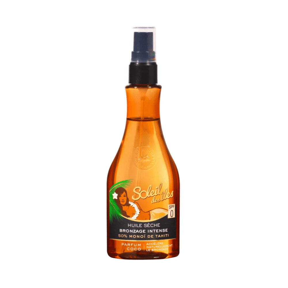  Soleil Des Iles Huile Teinté Monoi De Tahiti Bronzage Intense 150Ml - produit parapharmaceutique authentique | Parapharmacie Si Ahmed