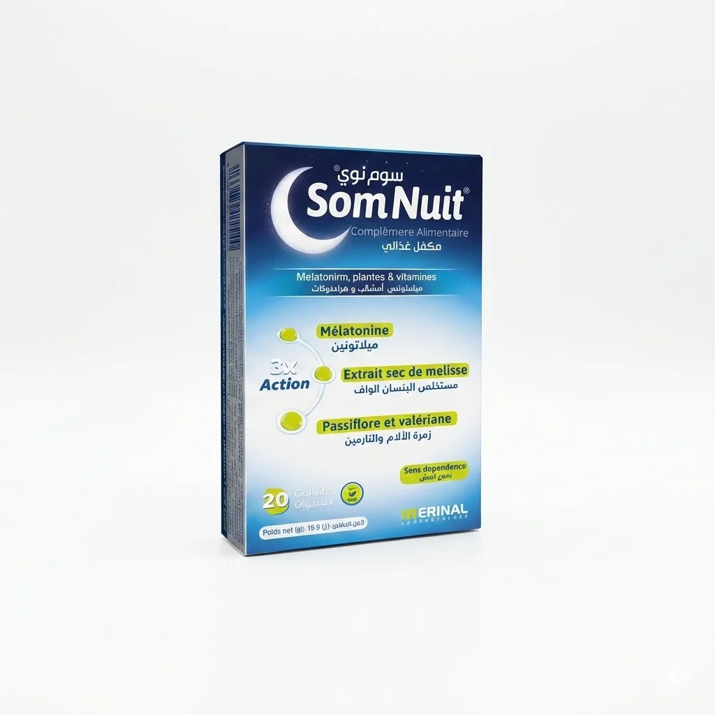 Merinal Lab SomNuit  - produit parapharmaceutique authentique | Parapharmacie Si Ahmed