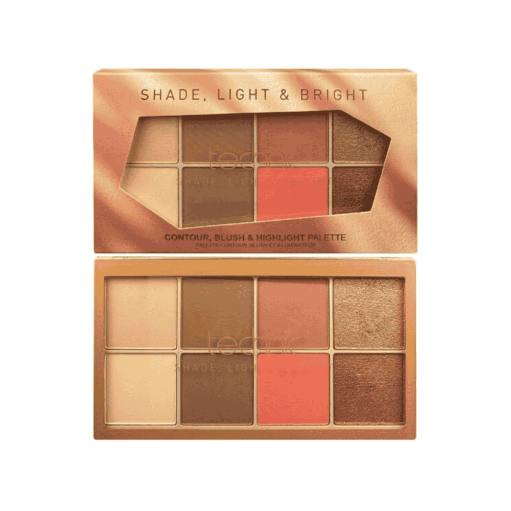  Technic Shade Light &Amp; Bright Palette Blush Contour Et Illuminateur - produit parapharmaceutique authentique | Parapharmacie Si Ahmed