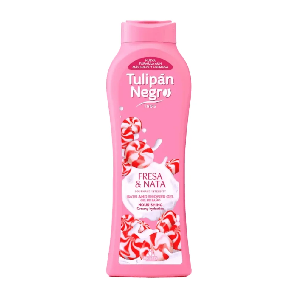  Tulipan Negro Gel Douche Fresa &Amp; Nata 650Ml - produit parapharmaceutique authentique | Parapharmacie Si Ahmed