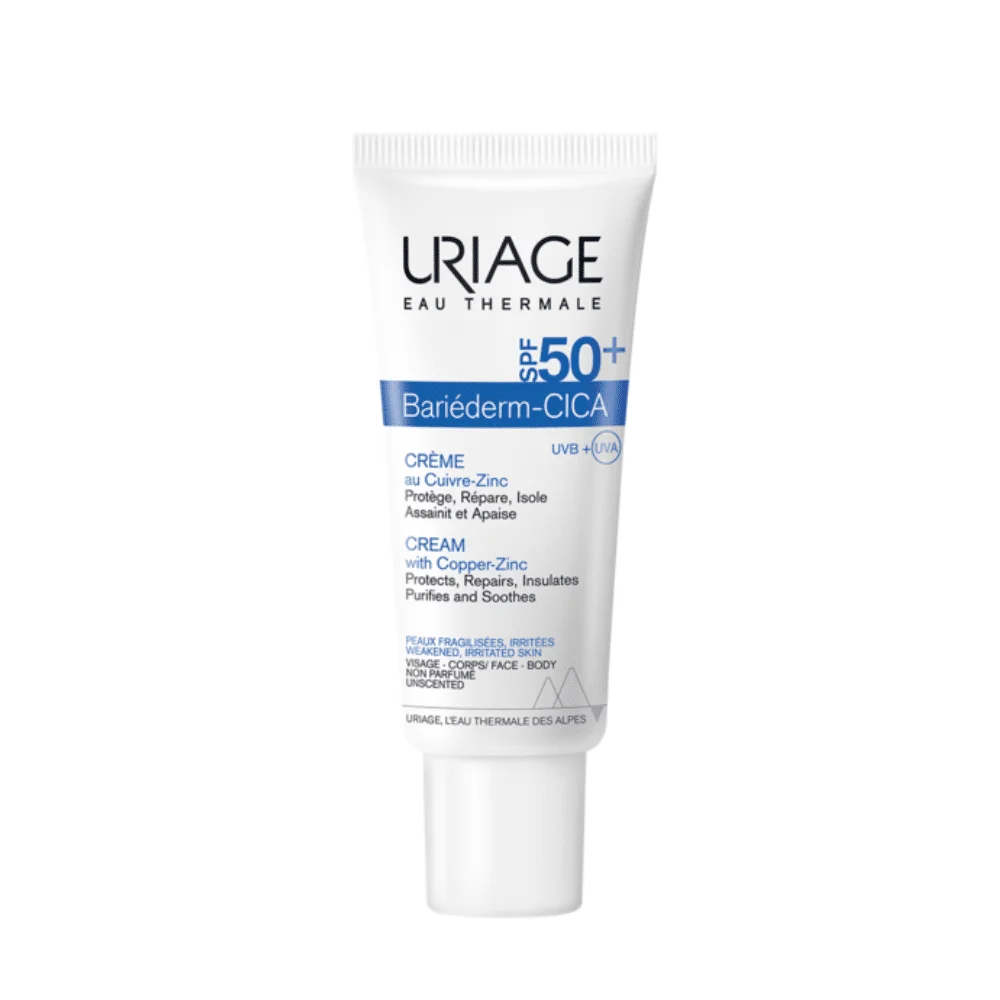  Uriage Bariederm Cica Spf50+ 40Ml - produit parapharmaceutique authentique | Parapharmacie Si Ahmed