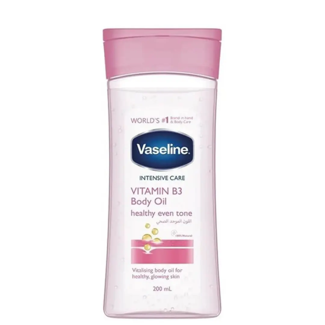  Vaseline Vitamin B3 Body Oil 200Ml - produit parapharmaceutique authentique | Parapharmacie Si Ahmed