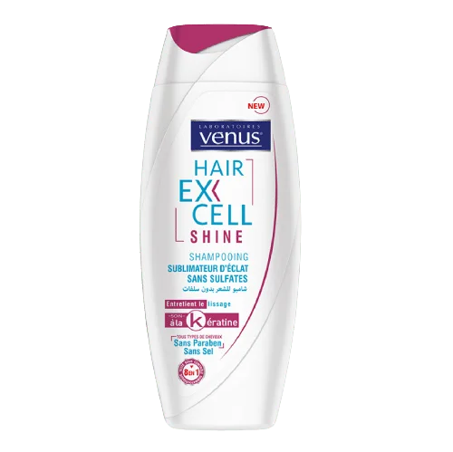  Venus Shampoing Hair Excell 250Ml - produit parapharmaceutique authentique | Parapharmacie Si Ahmed
