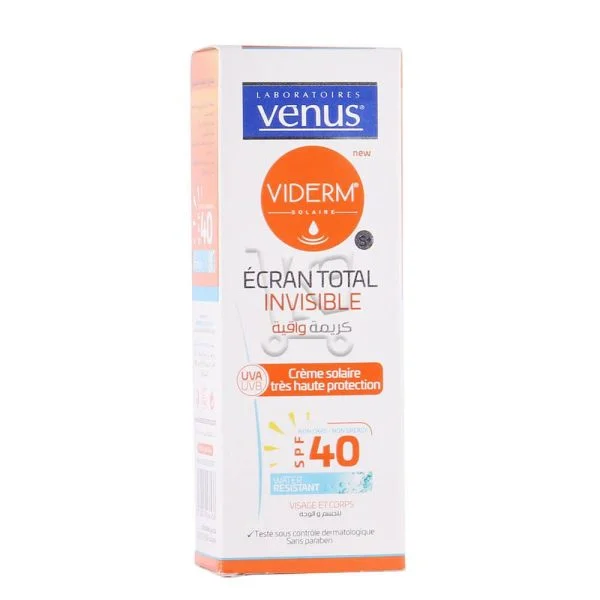 Venus Viderm Solaire Ecran Total Invisible SPF40 50 ml
