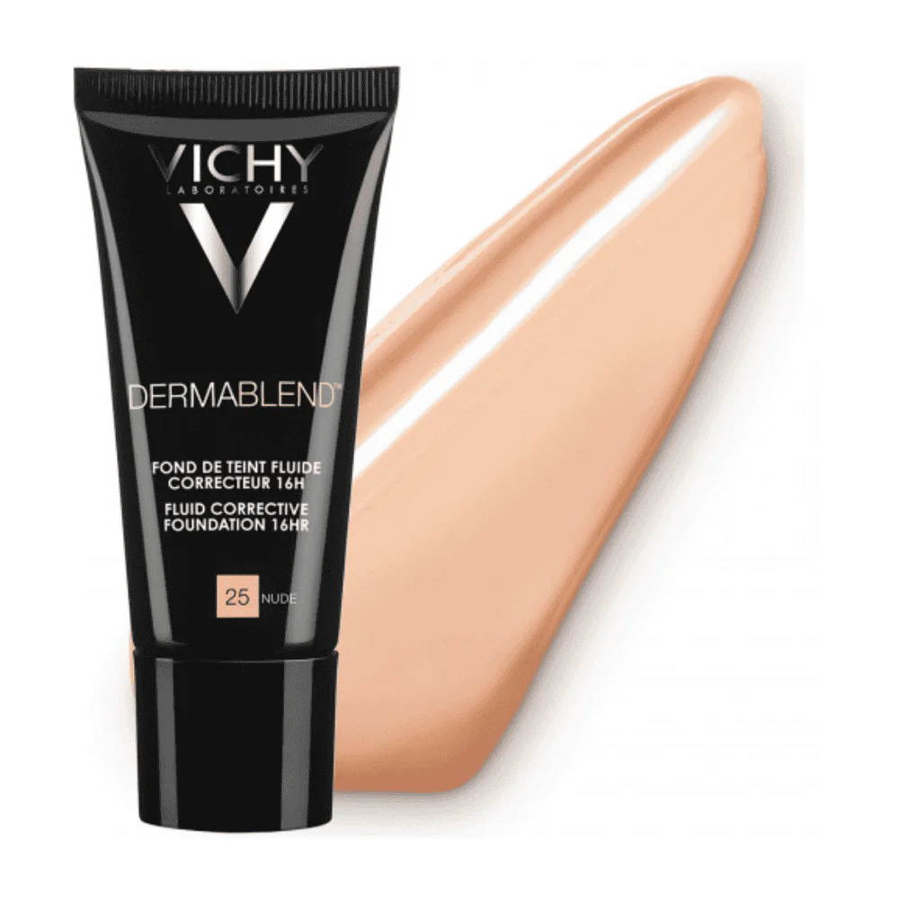  Vichy Dermablend Fdt Fluide Spf30 Nude 25 30ml - produit parapharmaceutique authentique | Parapharmacie Si Ahmed