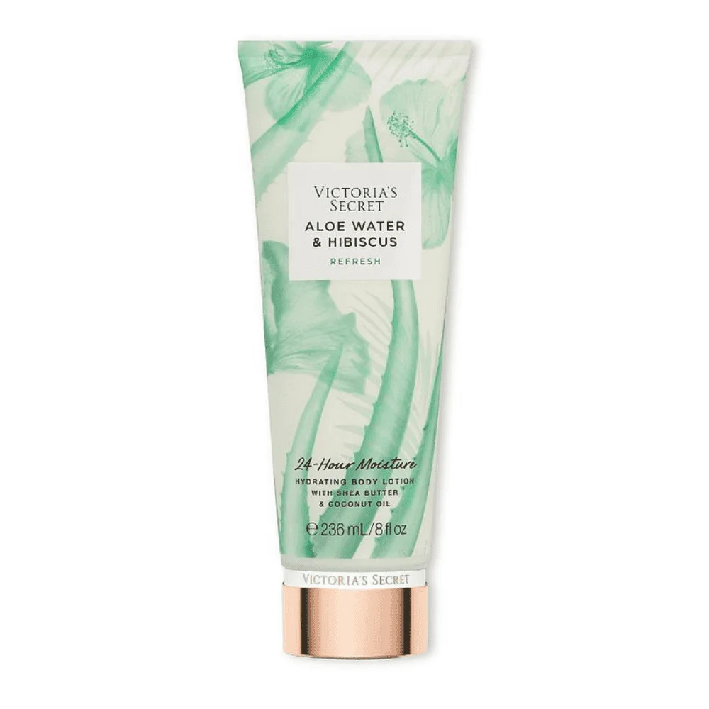  Victoria’s Secret Aloe Water & Hibiscus Lotion 236ml - produit parapharmaceutique authentique | Parapharmacie Si Ahmed