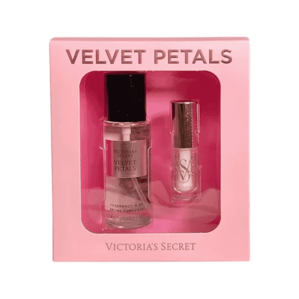 Victoria’S Secret Velvet Petals Mini Mist&Amp;Lip Set - produit parapharmaceutique authentique | Parapharmacie Si Ahmed