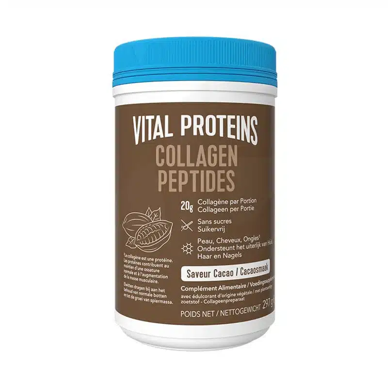  Vital Proteins Collagen Peptides Saveur Cacao 297G - produit parapharmaceutique authentique | Parapharmacie Si Ahmed