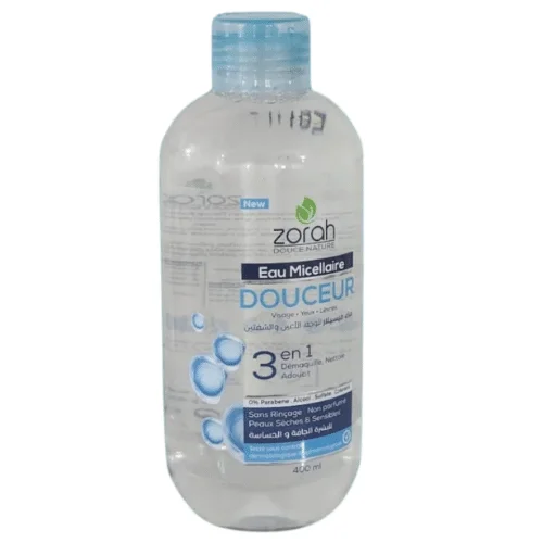 Zorah Eau Micellaire Douceur 400Ml - produit parapharmaceutique authentique | Parapharmacie Si Ahmed